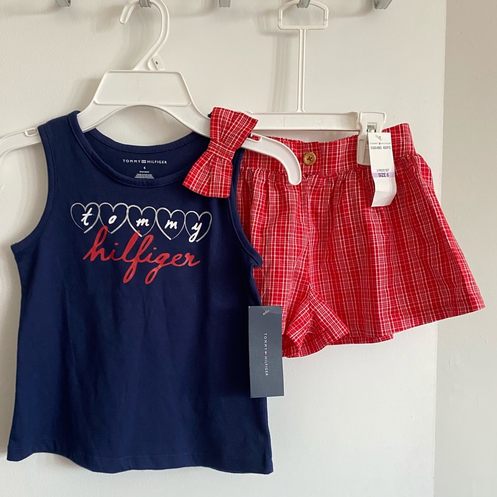 Little Girls Tommy Hilfiger 2 Piece Short Set